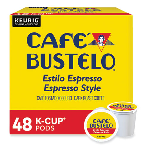 Image of Cafe Bustelo Espresso Style K-Cups, 48/Box