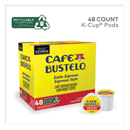 Image of Cafe Bustelo Espresso Style K-Cups, 48/Box