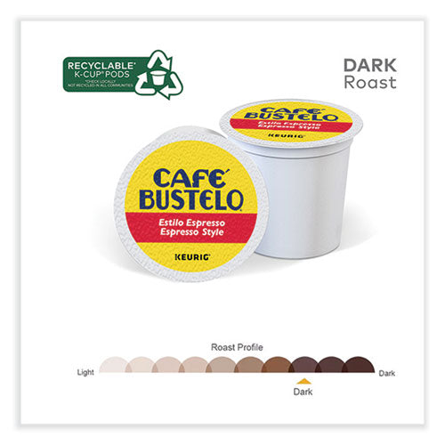 Image of Cafe Bustelo Espresso Style K-Cups, 48/Box