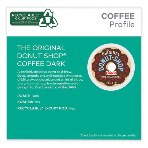 Image of The Original Donut Shop® DARK K-Cups, Regular Extra Bold, 48/Box