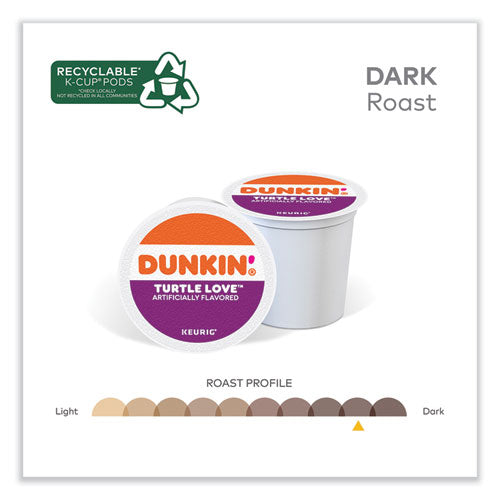 Image of Dunkin'® K-Cup Pods, Turtle Love Coffee, 22/Box