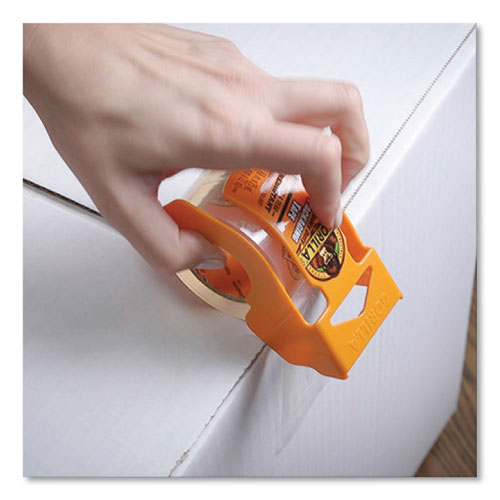 Image of Gorilla® Heavy Duty Packaging Tape with Dispenser, 1.88" x 25 yds, Clear, 4/Pack