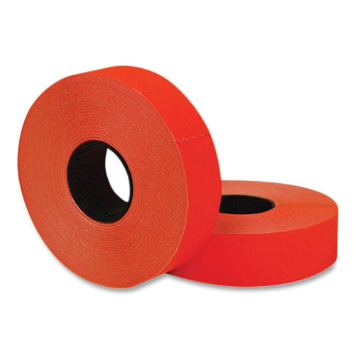 Image of Garvey® Two-Line Pricemarker Labels, Red, 1,750 Labels/Roll, 2 Rolls/Pack