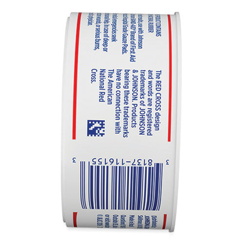 Image of BAND-AID® Water Block Waterproof Medical Tape, Dry Rubber, 1 x 10 yds, White