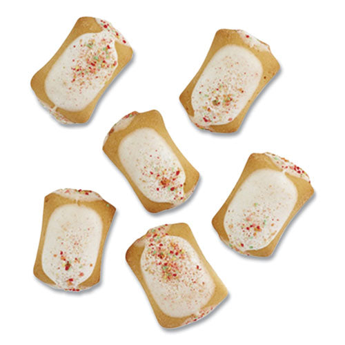 Image of Kellogg's® Pop Tarts Bites, Frosted Strawberry, 3.5 oz Bag, 6/Carton