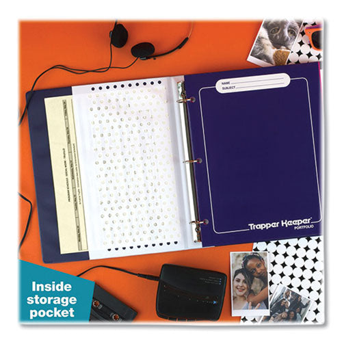 Image of Mead® Trapper Keeper 3-Ring Pocket Binder, 1" Capacity, 11.25 x 12.19, Animal