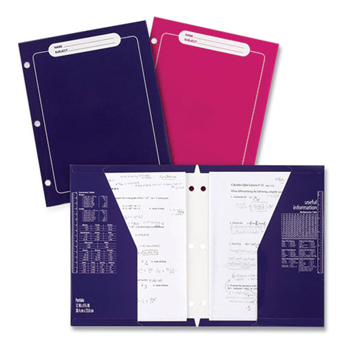 Image of Mead® Trapper Keeper 3-Ring Pocket Binder, 1" Capacity, 11.25 x 12.19, Animal