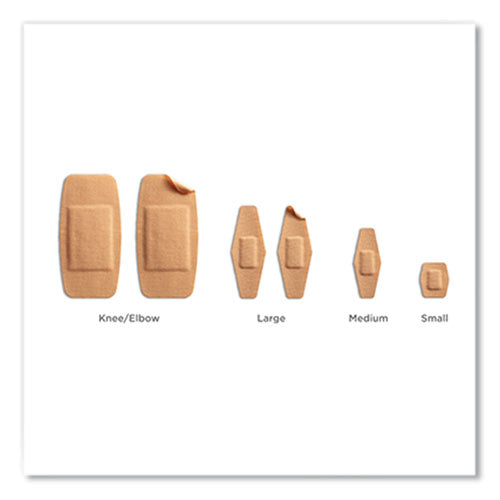 Image of 3M Nexcare DUO Bandages, Plastic, Assorted Sizes, 40/Pack