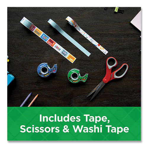 Image of Scotch® Back To School Pack, Assorted Tapes Plus Scissors/Kit
