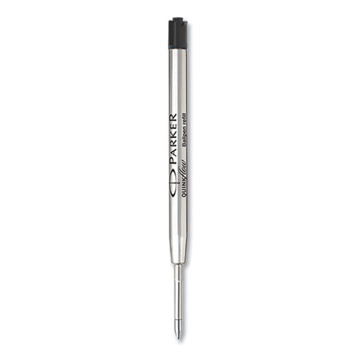 Image of Parker® Quinkflow Refill for Parker Ballpoint Pen, Medium Tip, Black Ink, 3/Pack