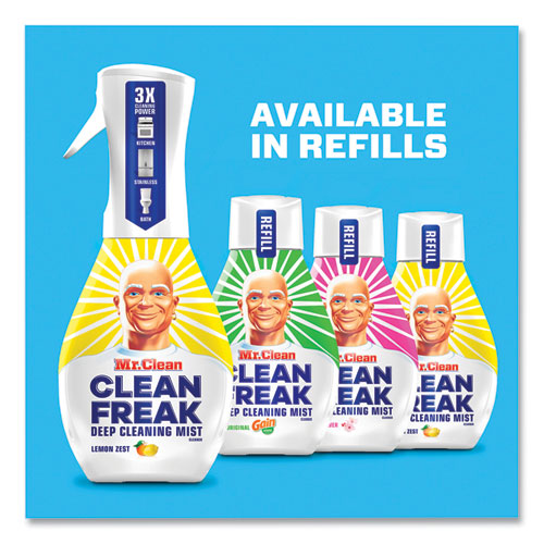 Image of Mr. Clean® Clean Freak Deep Cleaning Mist Multi-Surface Spray Refill, Lemon Zest, 16 oz Refill Bottle
