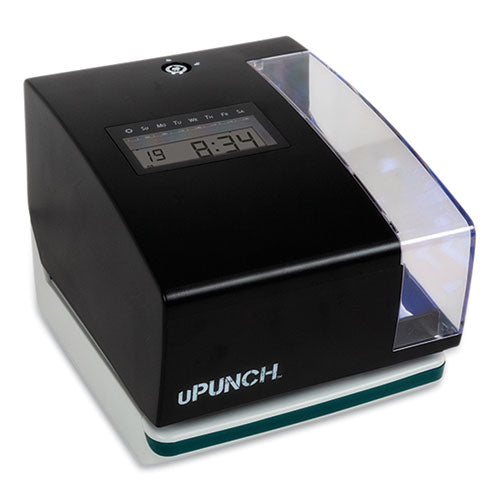 Image of uPunch Digital Time Clock and Date Stamp Bundle, Black