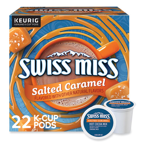 Image of Swiss Miss® Salted Caramel Hot Cocoa K-Cups, 22/Box