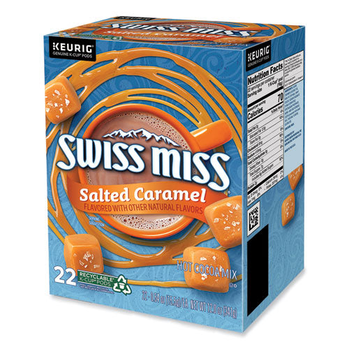 Image of Swiss Miss® Salted Caramel Hot Cocoa K-Cups, 22/Box