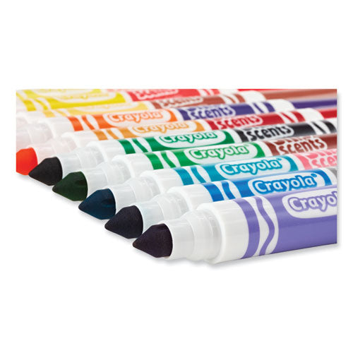 Image of Crayola® Silly Scents Smash Up Dual Ended Markers, Broad Tip, Assorted, 10/Pack