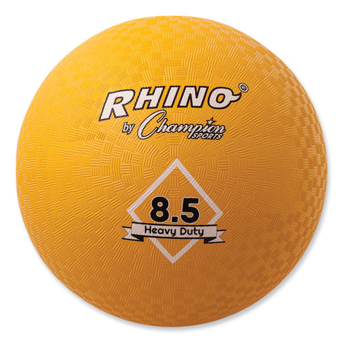 Image of Champion Sports Heavy Duty Playground Ball, 8.5" Diameter, Yellow