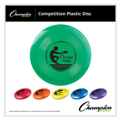 Image of Champion Sports Competition Plastic Disc, 11" Diameter