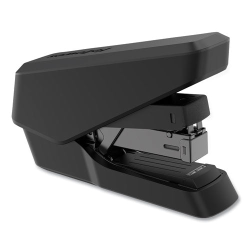 Image of Fellowes® LX860 EasyPress Half Strip Stapler with Antimicrobial Protection, 40-Sheet Capacity, Black