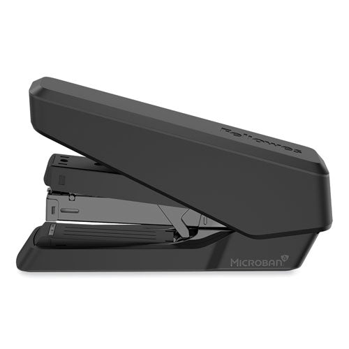 Image of Fellowes® LX870 EasyPress Stapler with Antimicrobial Protection, 40-Sheet Capacity, Black