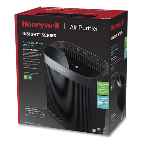 Image of Honeywell Insight Air Purifier HPA5300B, 500 sq ft Room Capacity, Black