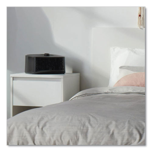 Image of Honeywell True HEPA Tabletop Air Purifier, 90 sq ft Room Capacity, Black