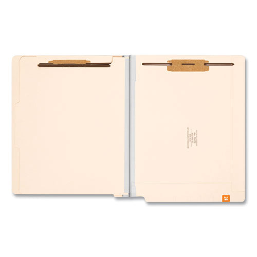 Image of Smead Yearly End Tab File Folder Labels, 24, 0.5 x 1, Orange, 25/Sheet, 10 Sheets/Pack