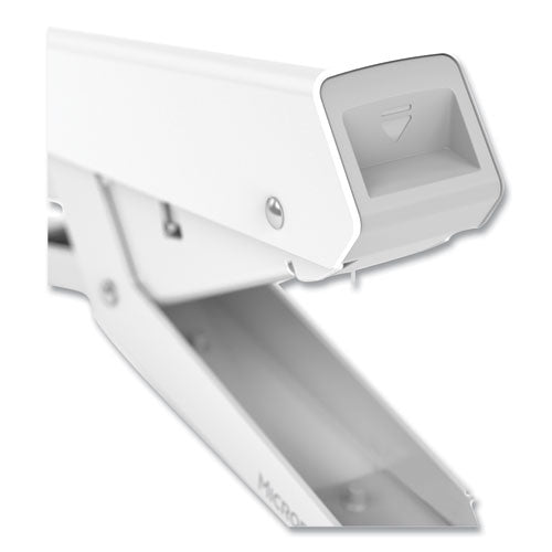 Image of Fellowes® LX890 Handheld Plier Stapler with Antimicrobial Protection, 40-Sheet Capacity, 0.25"/0.31" Staples, White