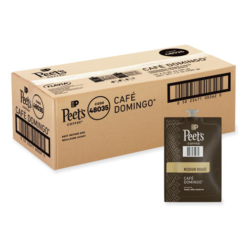 Image of Peet's Coffee & Tea® FLAVIA Ground Coffee Freshpacks, Cafe Domingo Blend, 76/Carton
