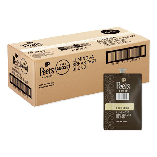 Image of Peet's Coffee & Tea® FLAVIA Ground Coffee Freshpacks, Colombia Luminosa, 76/Carton