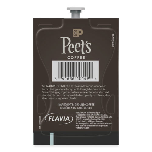 Image of Peet's Coffee & Tea® FLAVIA Ground Coffee Freshpacks, Colombia Luminosa, 76/Carton