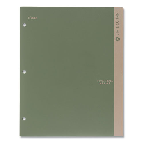 Image of Five Star® Recycled Plastic Two-Pocket Folder, 11" x 8.5", Randomly Assorted