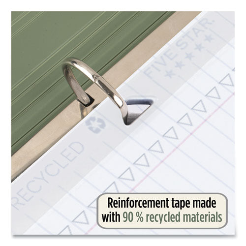 Image of Five Star® Reinforced Filler Paper Plus Study App, 3-Hole, 8.5 x 11, College Rule, 80/Pack