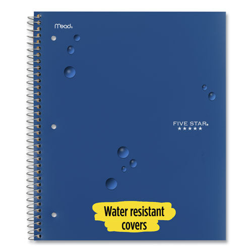 Image of Five Star® Wirebound Notebook, 1-Subject, Medium/College Rule, Assorted Cover Colors, (100) 11 x 8.5 Sheets, 3/Pack
