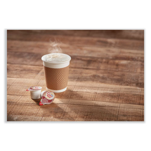 Image of Coffee mate® Bulk Liquid Coffee Creamer, Vanilla Caramel, 0.38 oz Mini Cups, 180/Carton