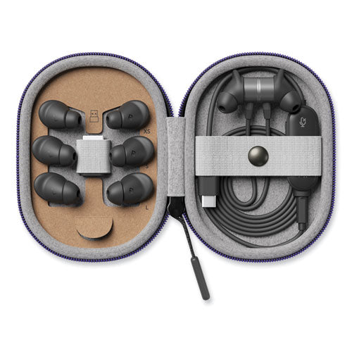 Image of Logitech® Zone Wired Earbuds UC, Graphite