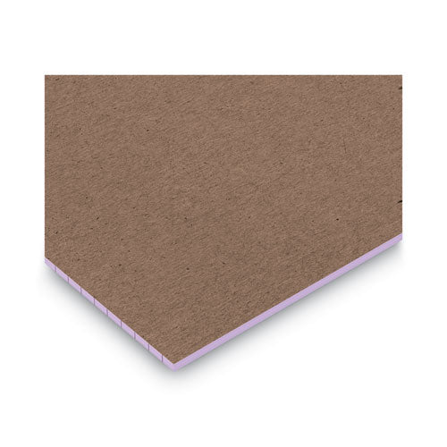 Image of Universal® Perforated Ruled Writing Pads, Narrow Rule, Red Headband, 50 Assorted Pastels 5 x 8 Sheets, 6/Pack