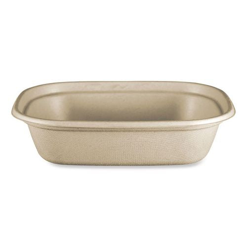 Image of World Centric® Fiber Containers, 32 oz, 8.7 x 6.5 x 2.1, Natural, Paper, 400/Carton