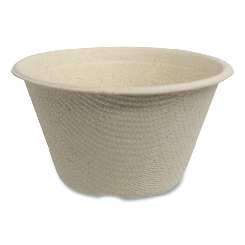 Image of World Centric® Fiber Cups, 2 oz, 2.42" Diameter x 1.36" h, Natural, Paper, 2,000/Carton