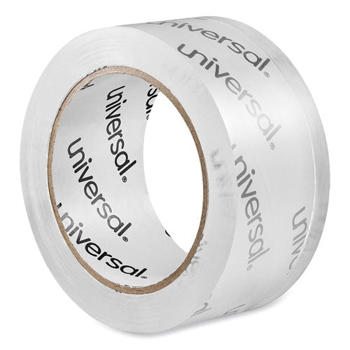 Image of Universal® Heavy-Duty Acrylic Box Sealing Tape, 3" Core, 1.88" X 54.6 Yds, Clear, 6/pack