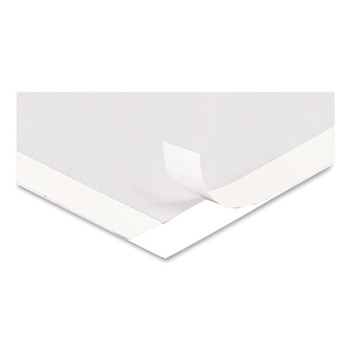Image of deflecto® Self Adhesive Sign Holders, 11 x 17, Clear with White Border, 2/Pack