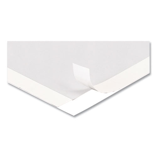 Image of deflecto® Self Adhesive Sign Holders, 8.5 x 11 Insert, Clear with White Border, 2/Pack