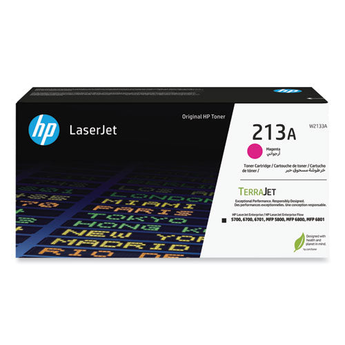 Image of HP HP 213A (W2133A) Magenta Original LaserJet Toner Cartridge