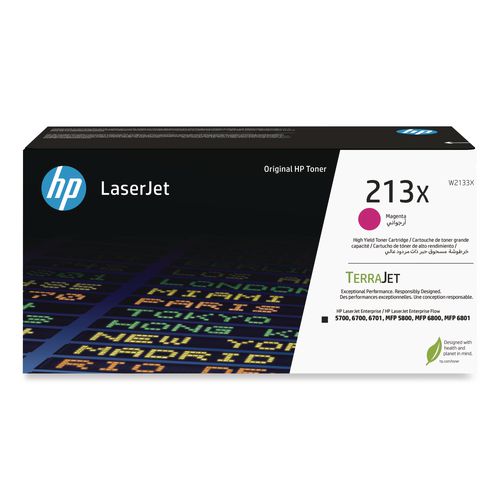 Image of HP HP 213X (W2133X) High-Yield Magenta Original LaserJet Toner Cartridge