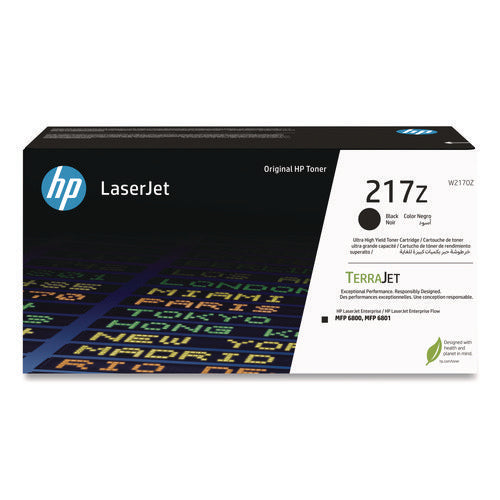 Image of HP HP 217Z (W2170Z) Ultra High-Yield Black Original LaserJet Toner Cartridge