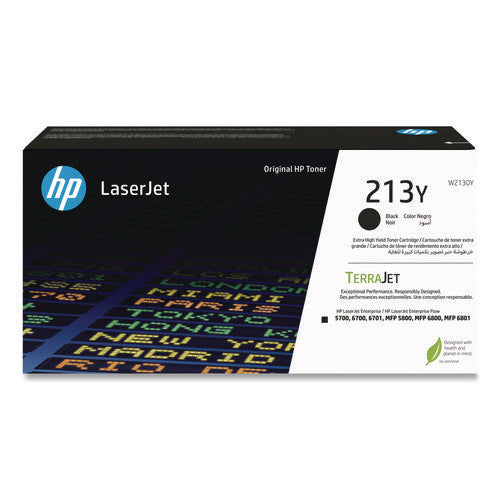 Image of HP HP 213Y (W2130Y) Extra High-Yield Black Original LaserJet Toner Cartridge