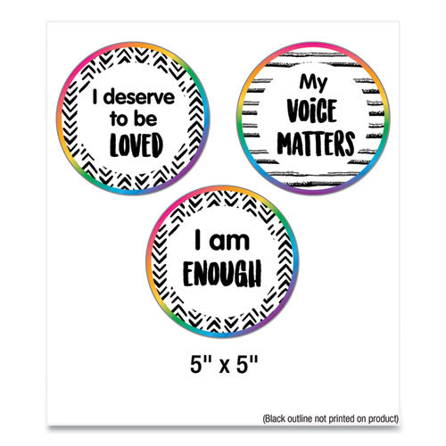 Image of Carson-Dellosa Education Motivational Bulletin Board Sets, Affirmation Station, 13.8" x 16", Multicolor, 32/Set