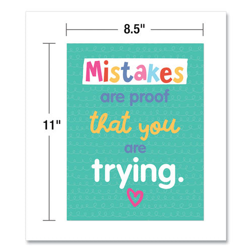 Image of Carson-Dellosa Education Mini Posters, Growth Mindset Quotes, 8.5 x 11, 12/Set