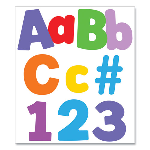 Image of Carson-Dellosa Education EZ Letter Combo Packs, 4" Tall, Assorted Color Splash Character Colors, 219 Pieces