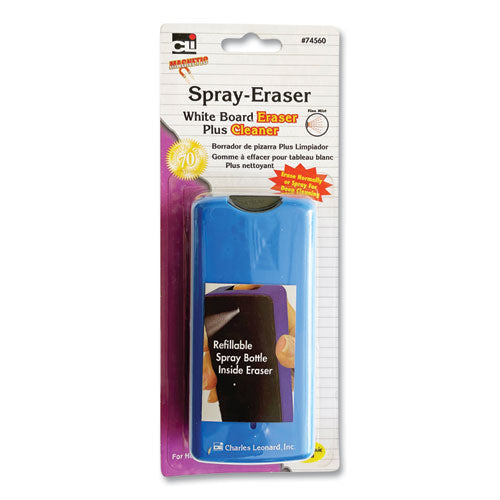 Image of Charles Leonard® Magnetic Whiteboard Spray Eraser, 2.25 x 1.5 x 6