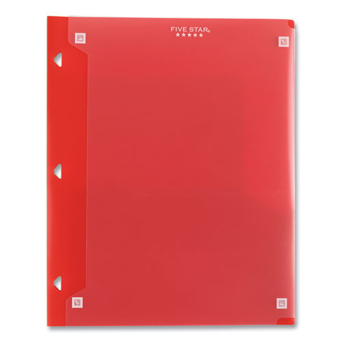 Image of Five Star® Two-Pocket Portfolio Clear View, 11" x 8.5", Randomly Assorted